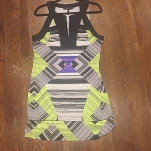 Neon BCBG party dress!!